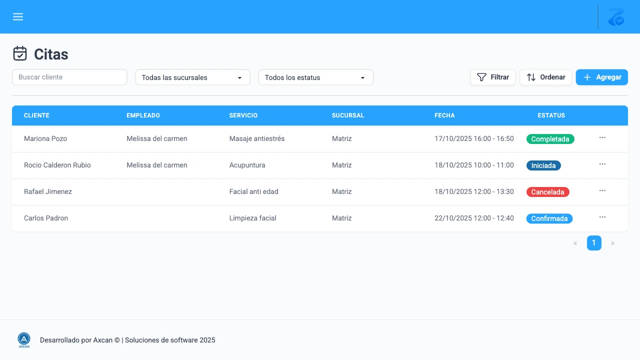 Clientes Zitapp Dashboard